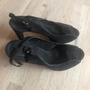 Roberto Del Carlo slingback peep toe, size 40